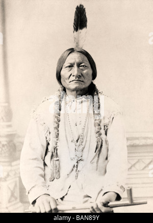 Sitting Bull, c.1831-1890.  Hunkpapa Lakota Sioux holy man. Stock Photo