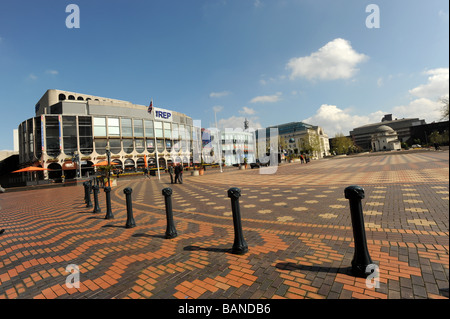 Centenary Square and the Rep Theatre in Birmingham England Uk Stock Photo