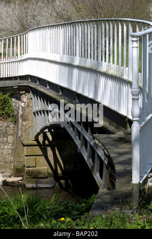 Cantlop Bridge built of cast iron by Thomas Telford Stock Photo