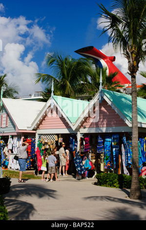 Lucayan cruise terminal and harbour marketplace Grand Bahama Bahamas Stock Photo