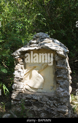 The   The The Hermitage on Mount Alvernia, Old Bight Settlement, Cat Island Bahamas Stock Photo