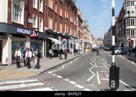 Street scene Marylebone High Street, London, England, UK Stock Photo ...