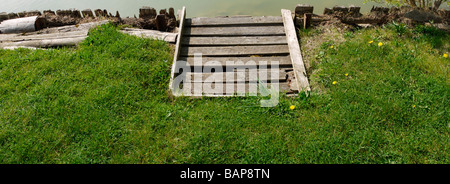 Twyford fishing lake in the vale of evesham country park Stock Photo