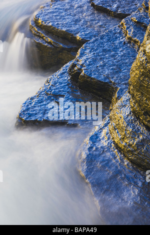 maligne river and canyon, Banff national park, Alberta, Canada Stock ...