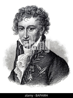 Baron Georges Léopold Chrétien Frédéric Dagobert Cuvier Stock Photo