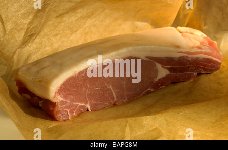 back bacon unsliced Stock Photo