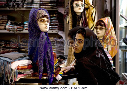 iran bazaar chador mannequins esfahan mashhad isfahan durians burqa