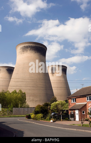 Ferrybridge coal and biomass powered power station in West Yorkshire, close to the village of Ferrybridge Stock Photo