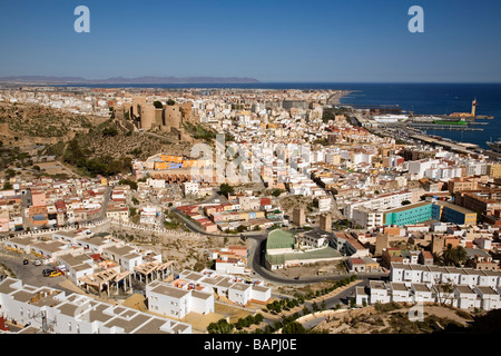 Vista Panorámica de Almería Andalucía España Panoramic View Almeria Andalusia Spain