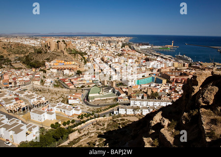 Vista Panorámica de Almería Andalucía España Panoramic View Almeria Andalusia Spain