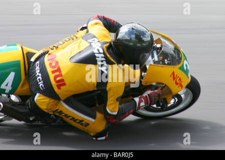 Motorcycle racing Brands Hatch Circuit Kent England Stock Photo