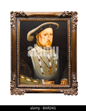 King Henry VIII by Holbein Stock Photo