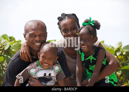 A Happy Barbadian Family Smiling For Portrait Stock Photo Alamy A Happy Barbadian Family Smiling For Portrait Stock Photo Alamy