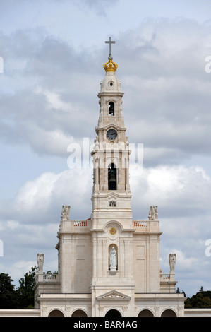 Basilica of the Rosary Our Lady of Fatima Complex Fatima Portugal Stock Photo