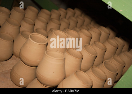 Barbados Pottery Earthworks St Thomas unfired pots Stock Photo