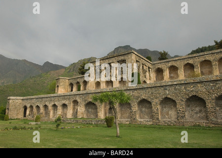 Facade of a palace, Pari Mahal, Srinagar, Jammu and Kashmir, India Stock Photo