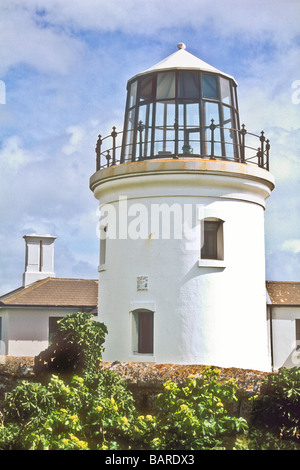 The Old Upper lighthouse built in 1869 a former home of Marie Stopes at Portland Bill Dorset England UK Stock Photo