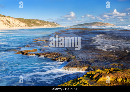 A lagoon at Nine Mile Beach in Esperance, Western Australia Stock Photo