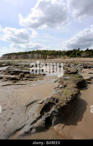 View of Fairlight in East Sussex, near Pett Level and Hastings Stock Photo