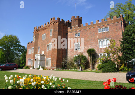 Hertford Castle Gatehouse and grounds, Hertford, Hertfordshire, England, United Kingdom Stock Photo