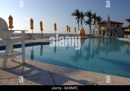 Views of Mar a lago estate owned by Donald Trump in Palm Beach Stock Photo