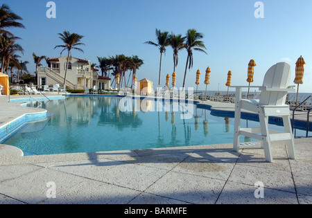 Views of Mar a lago estate owned by Donald Trump in Palm Beach Stock Photo