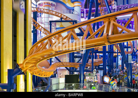 Rollercoaster at Times Square Kuala Lumpur Stock Photo