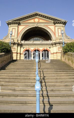 Alexandra Palace Palm Court Entrance Alexandra Park London England UK Stock Photo