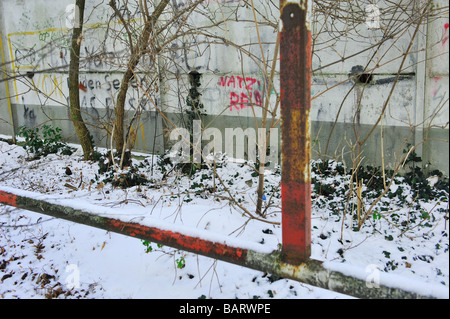 Berlin wall, Eastern Bloc,Germany, Wall, Berlin, wall, cold war, historical, east, DDR, mauer, city, photo Kazimierz Jurewicz Stock Photo