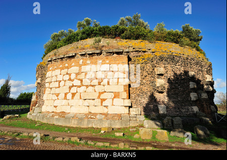 Casal Rotondo, Via Appia Antica, Rome, Lazio, Italy Stock Photo