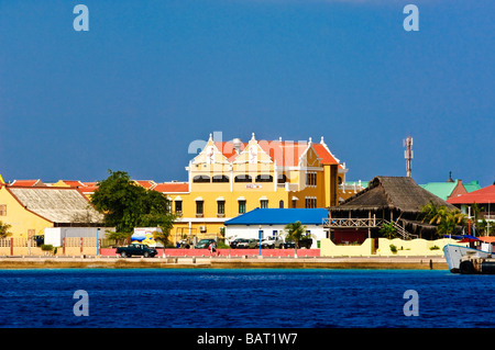 Dutch architecture Kralendijk Bonaire, Netherlands Antilles Stock Photo