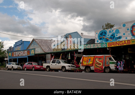 Main street Nimbin NSW Australia Stock Photo
