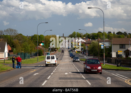 The Garvaghy Road in Portadown Stock Photo