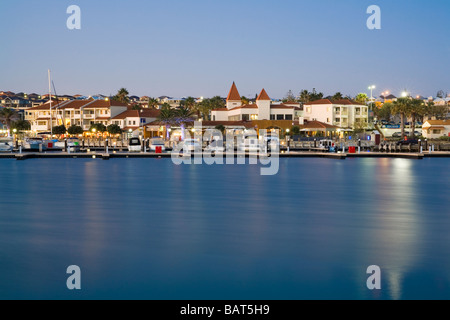 Mindarie Keys Marina in the northern coastal suburbs of Perth capital city of Western Australia Stock Photo