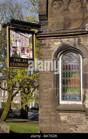 The Old Clubhouse Pub, Water Street, Buxton, Derbyshire, England, United Kingdom Stock Photo
