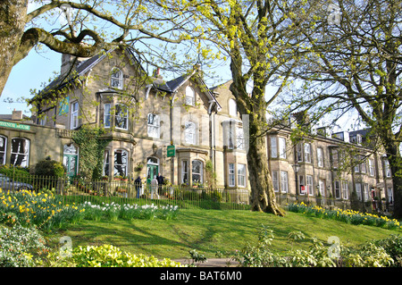 Grosvenor House B&B from Buxton Park, Broad Walk, Buxton, Derbyshire, England, United Kingdom Stock Photo