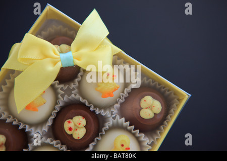 Easter chocolates Stock Photo