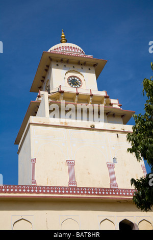 Clock tower in City Palace, Jaipur, Rajasthan, India Stock Photo