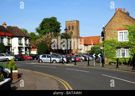 Church Square Shepperton Stock Photo