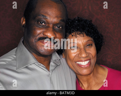 Happy elderly couple. Stock Photo