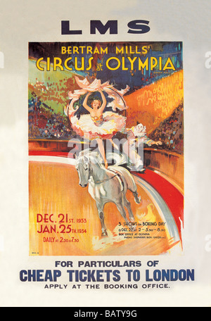 Bertram Mills' Circus at Olympia Stock Photo