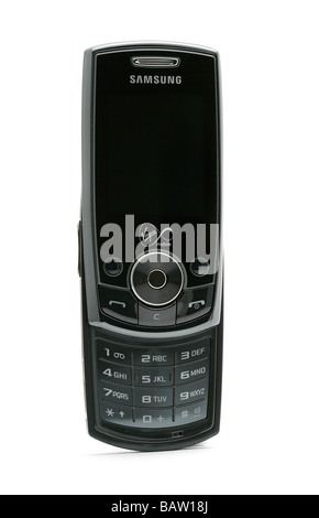 Mobile cell phone cellular handy modern new technology small portable telephone telecom telecommunications samsung Stock Photo