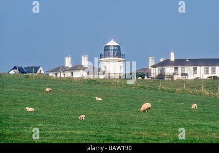 The Old Upper lighthouse built in 1869 a former home of Marie Stopes at Portland Bill Dorset England UK Stock Photo