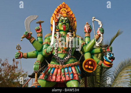 Kali Amman statue Madurai Tamil Nadu India Stock Photo