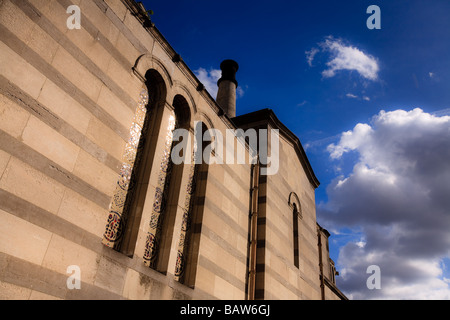 Crematorium at Pere Lachaise, a famous cemetary in Paris, France. Stock Photo