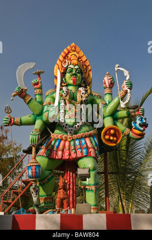 Kali Amman statue Madurai Tamil Nadu India Stock Photo