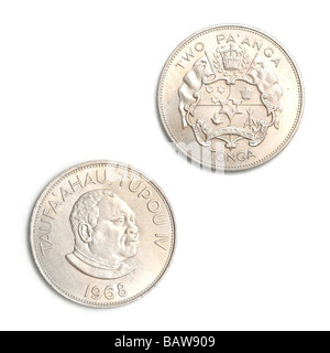 Tongan Two Pa'anga Coin Stock Photo
