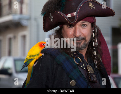 Pirates Parade in New Orleans Stock Photo