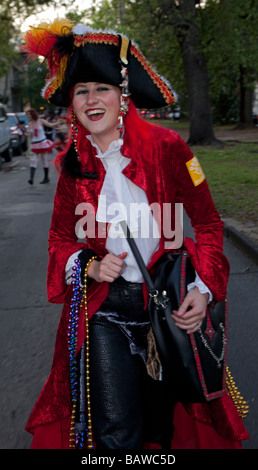 Pirates Parade in New Orleans Stock Photo