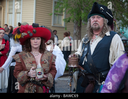 Pirates Parade in New Orleans Stock Photo